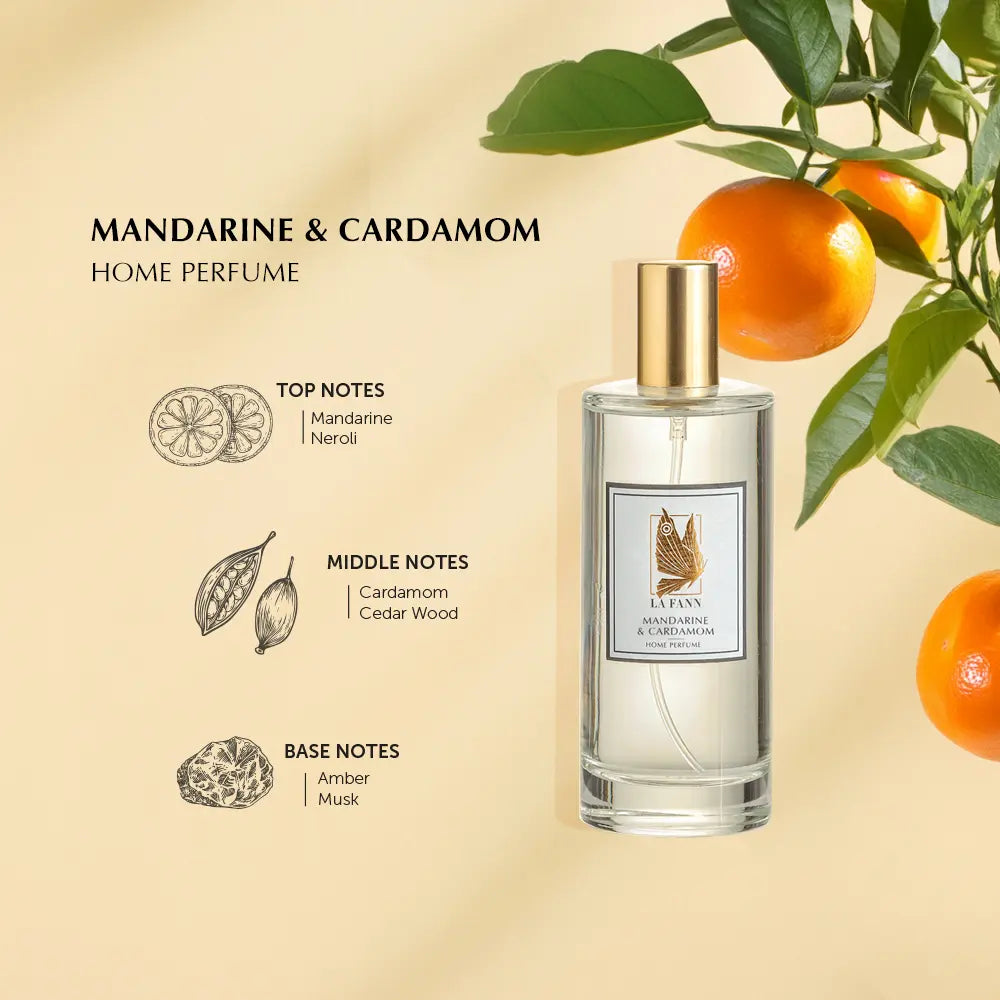 Mandarijn & Kardemom Huisparfum 100ml