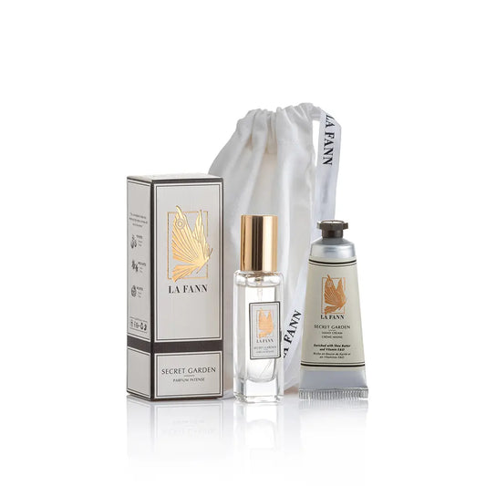 Mini Luxe Reisset Secret Garden Parfum 15 ml en Handcrème 30 ml